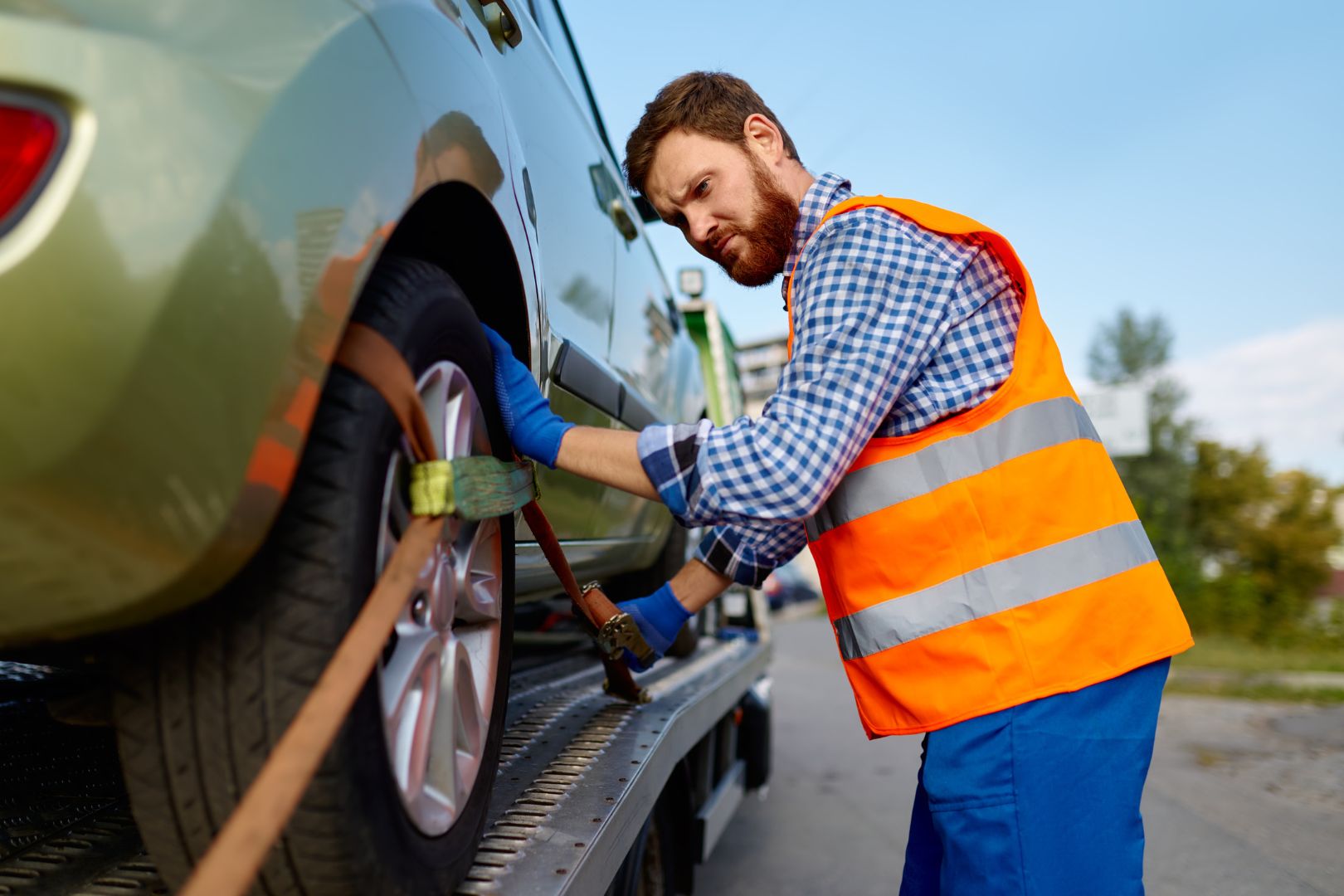guincho busca carro em estacionamento subterraneo